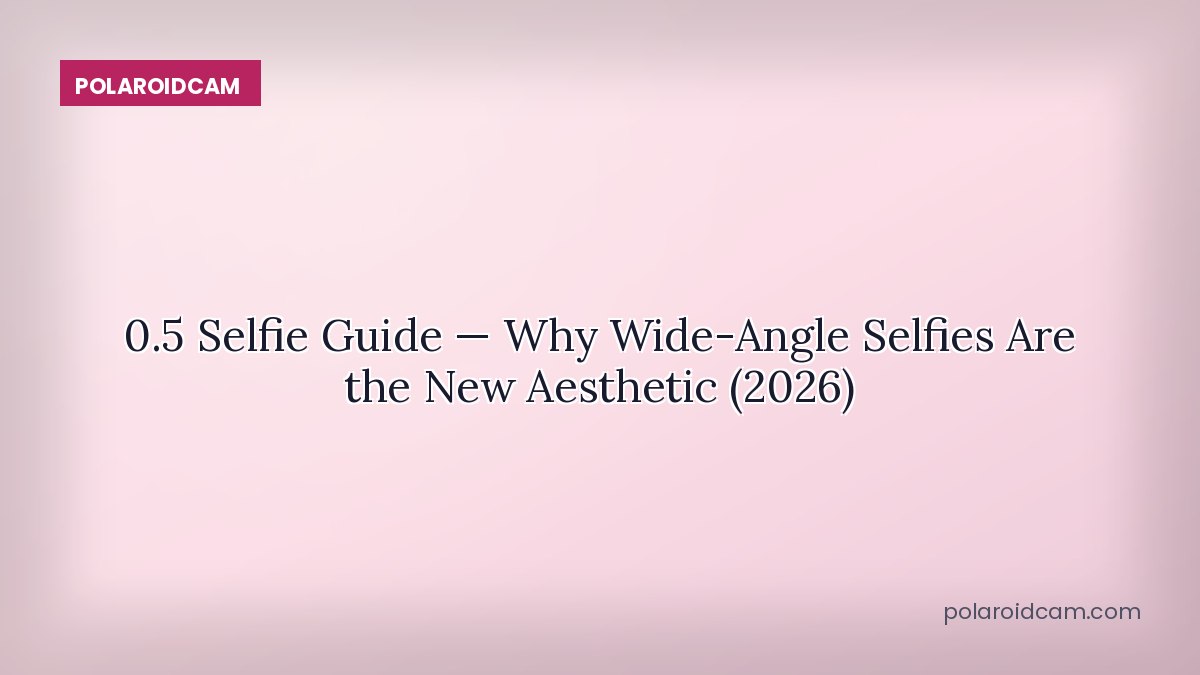 0.5 Selfie Guide — Why Wide-Angle Selfies Are the New Aesthetic (2026)