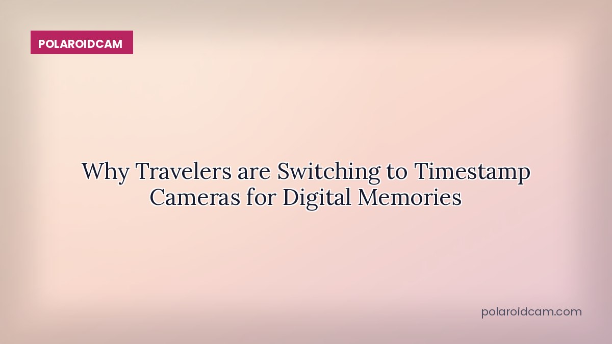 Why Travelers are Switching to Timestamp Cameras for Digital Memories